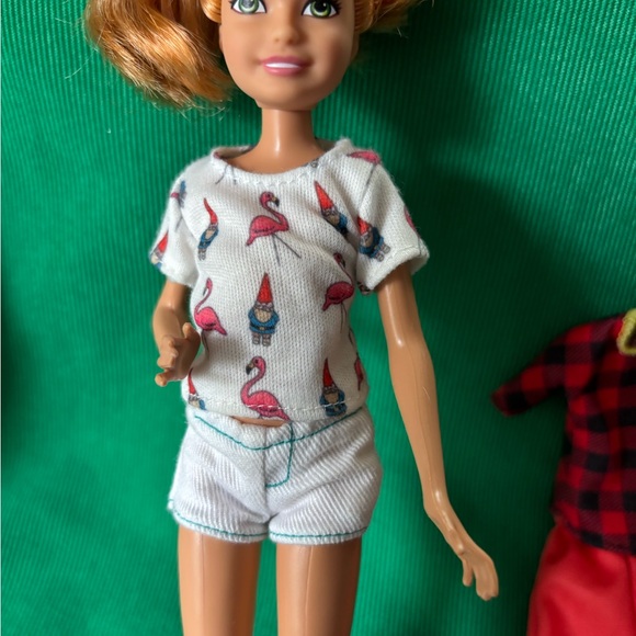 Barbie Skipper doll sister 10” 2010 clothes top shorts pants shoes outfit lot - Picture 2 of 6
